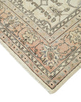 7 x 10 Beige Turkish Vintage Area Rug - 5058