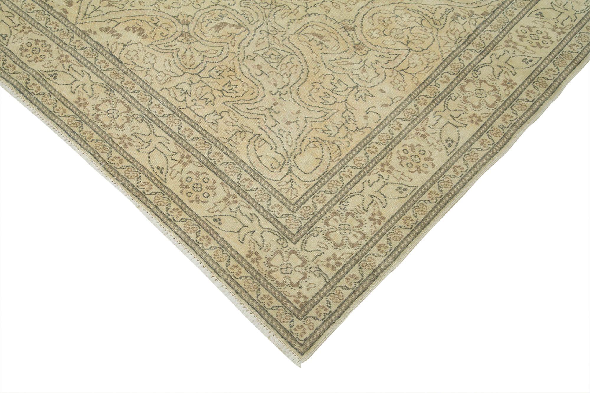 6 x 10 Beige Vintage Rug - 5060