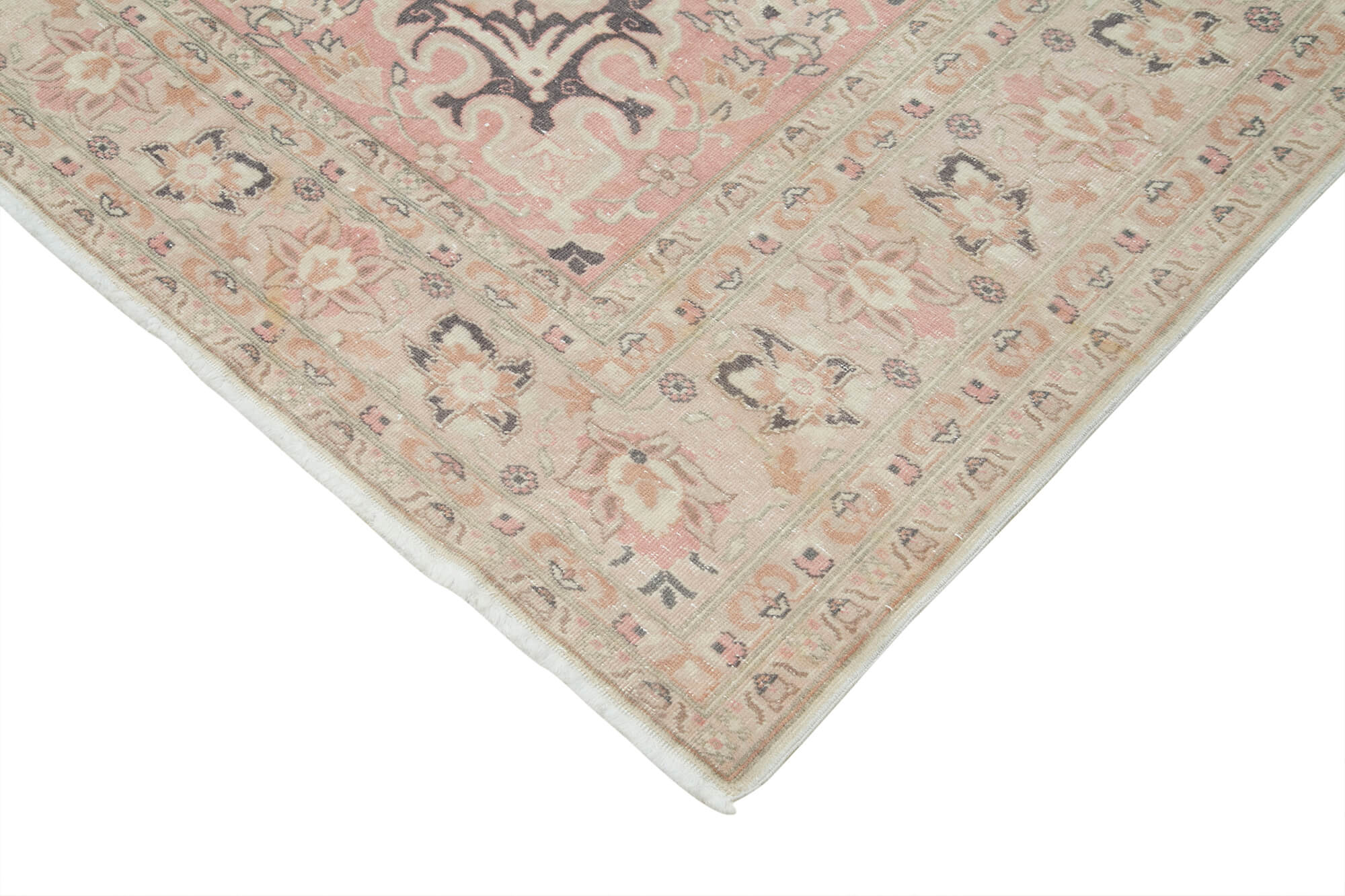 8 x 12 Beige Vintage Rug - 5063