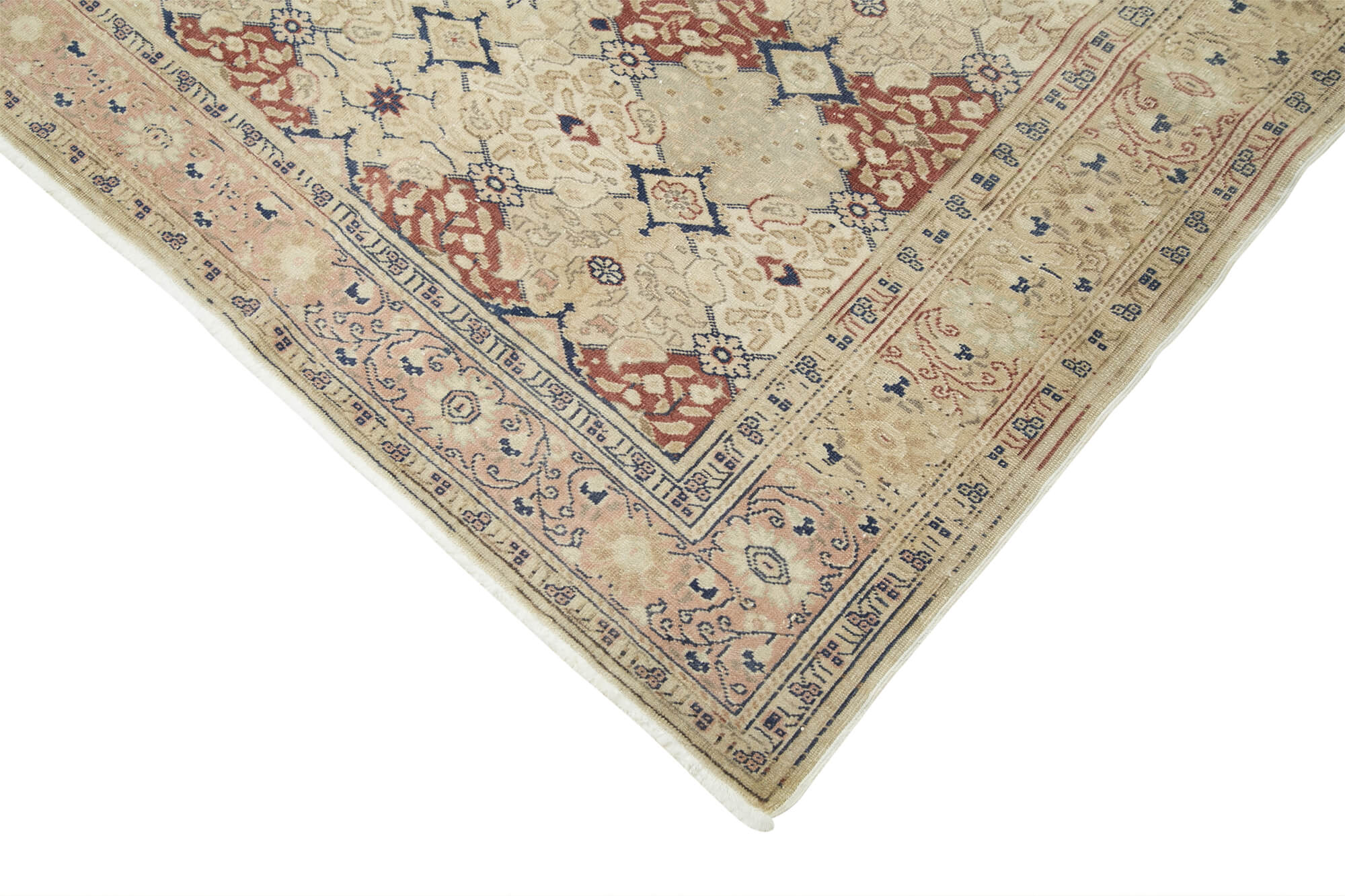 8 x 11 Beige Vintage Rug - 5065