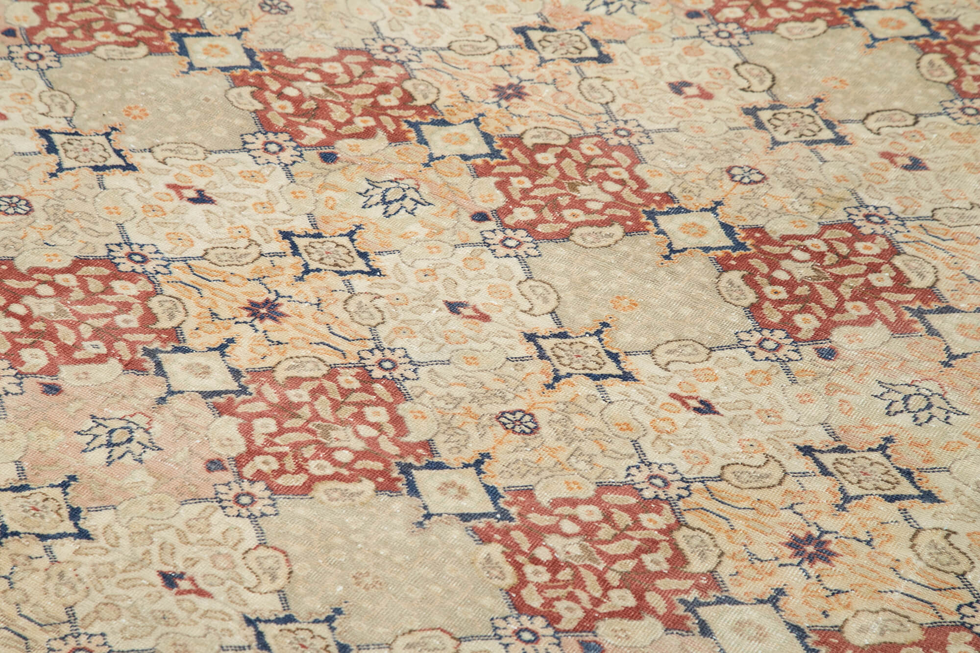 8 x 11 Beige Vintage Rug - 5065