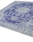 9 x 11 Blue Vintage Rug - 5067