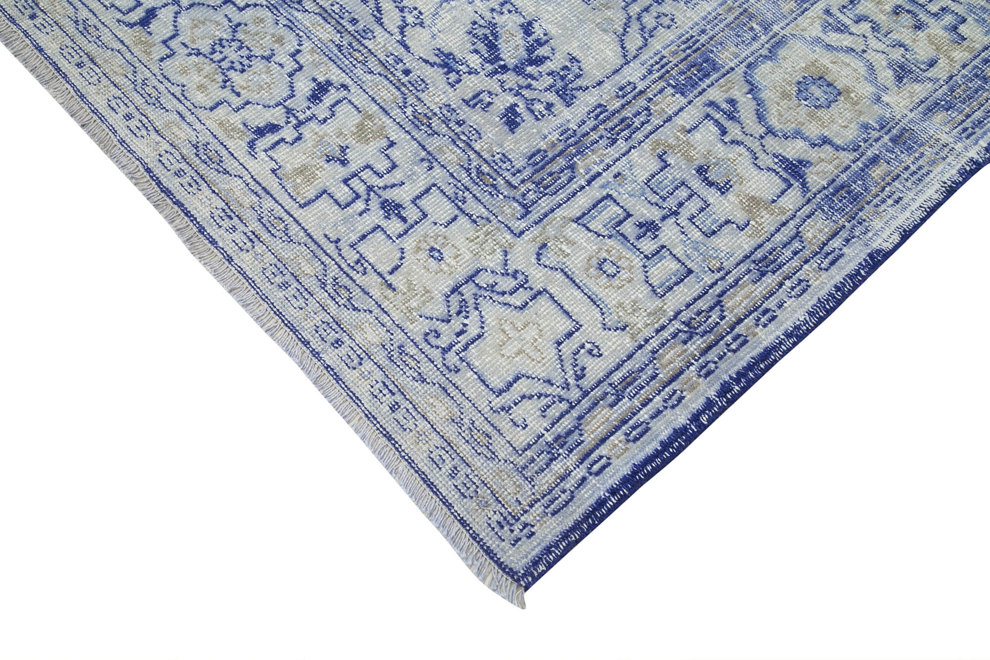 9 x 11 Blue Vintage Rug - 5067