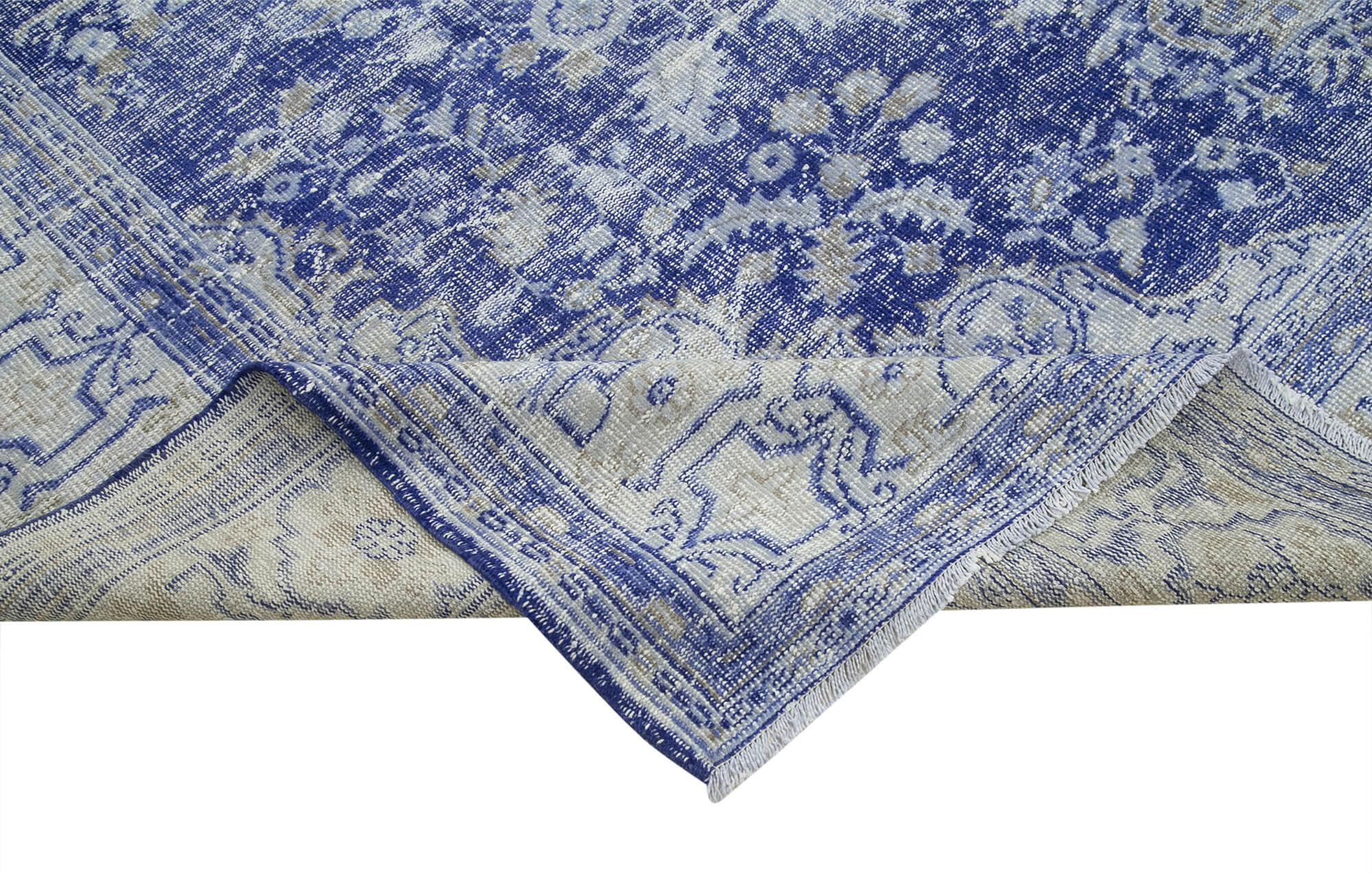 9 x 11 Blue Vintage Rug - 5067