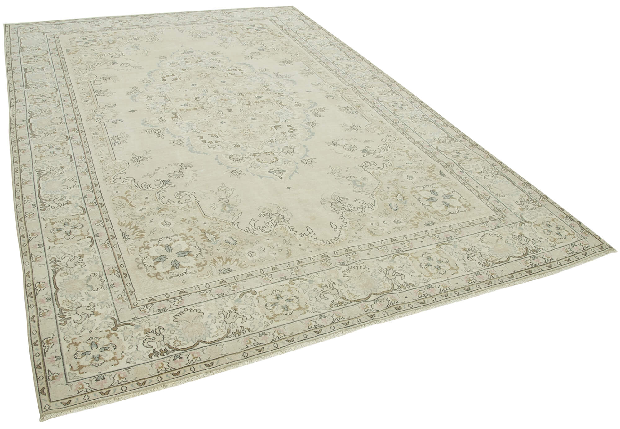 7 x 11 Beige Vintage Rug - 5070