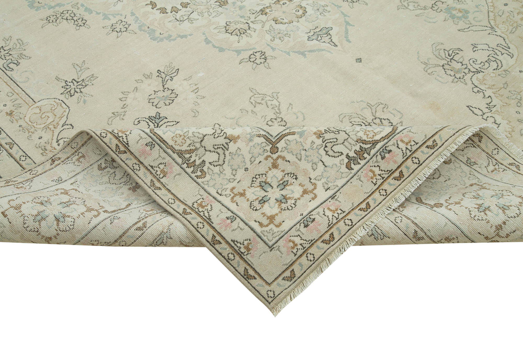 7 x 11 Beige Vintage Rug - 5070