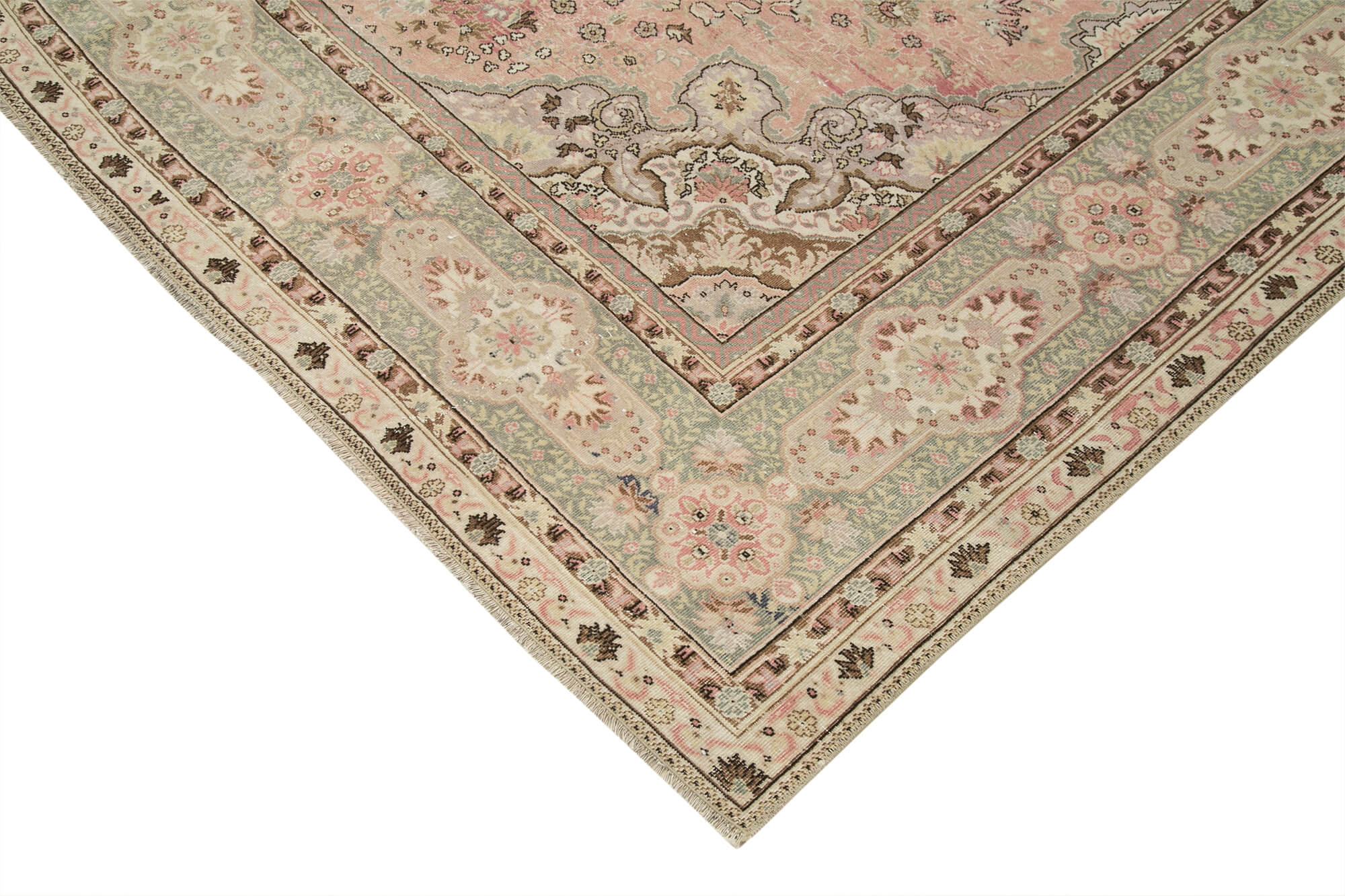 8 x 11 Beige Vintage Rug - 5073