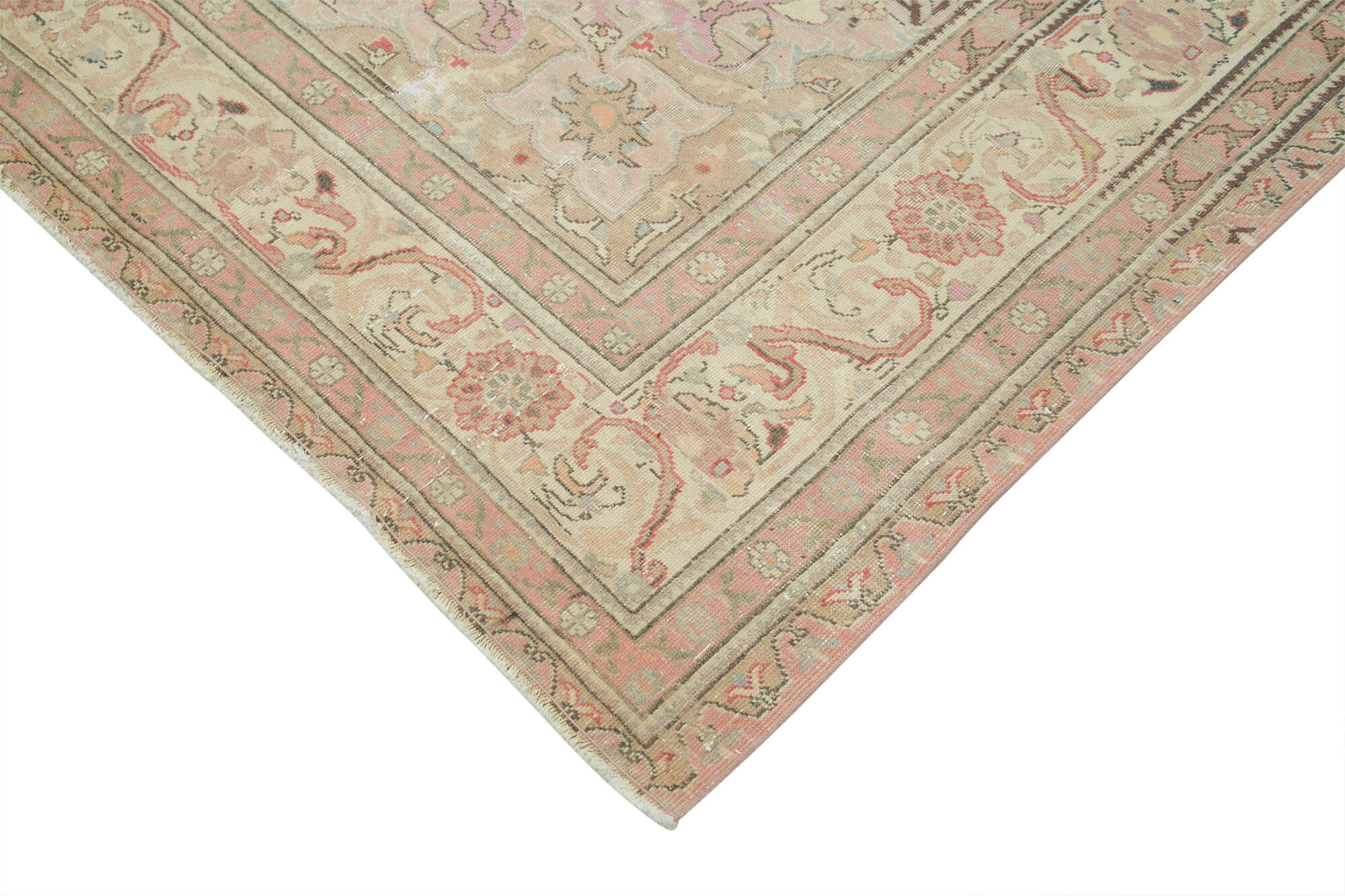 8 x 12 Beige Vintage Rug - 5074