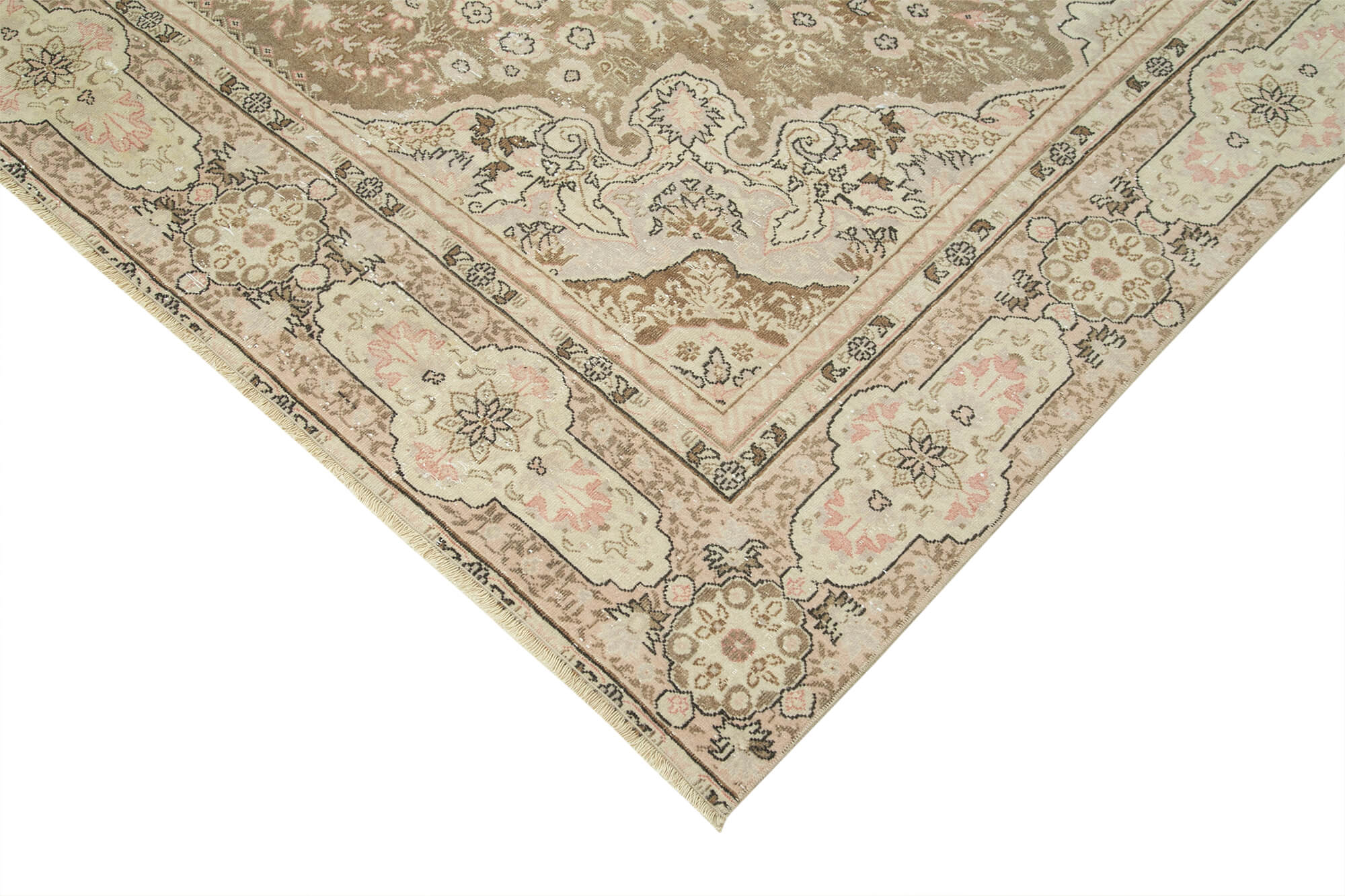 8 x 11 Beige Vintage Rug - 5075