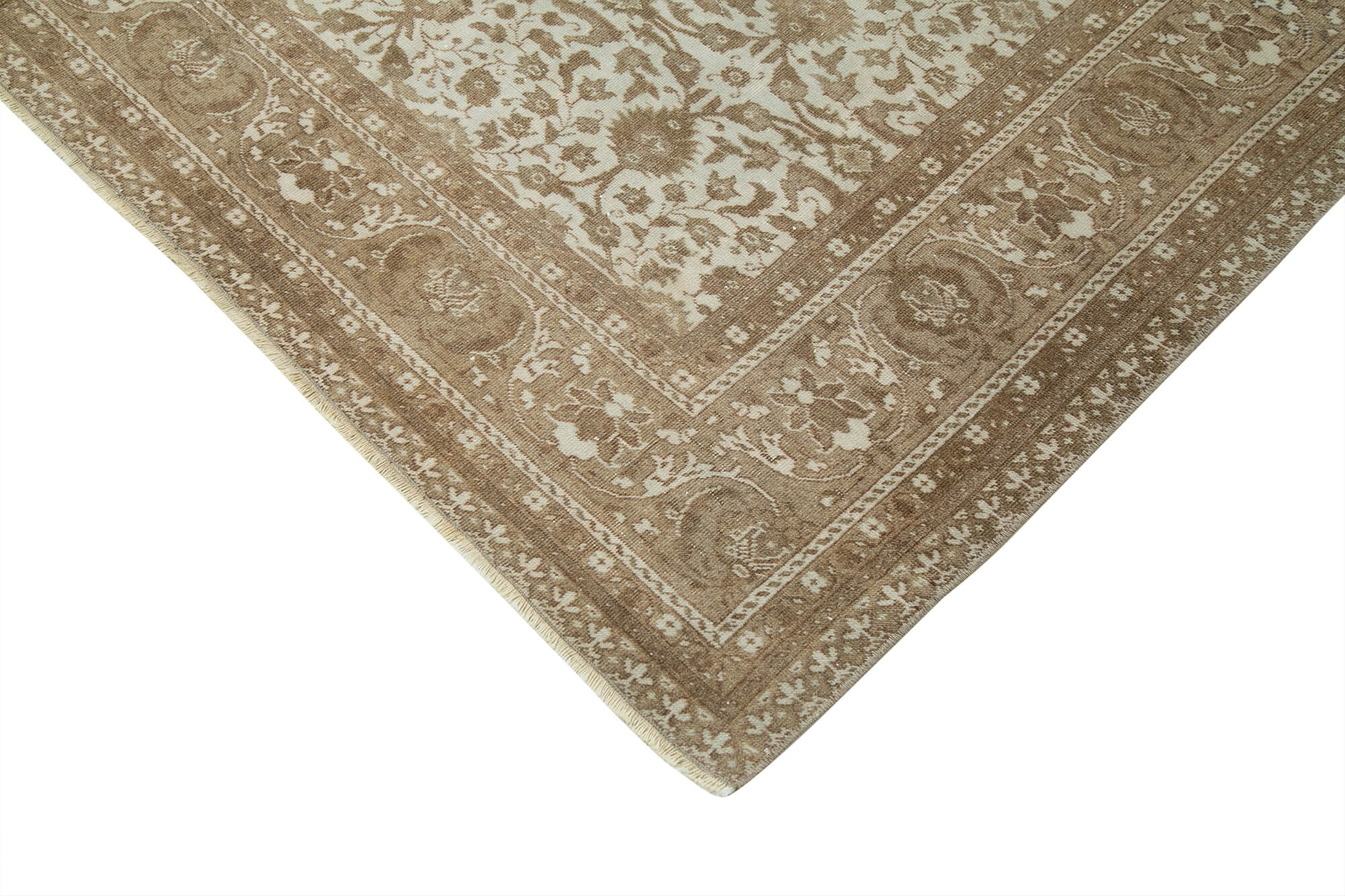 7 x 11 Beige Vintage Rug - 5076