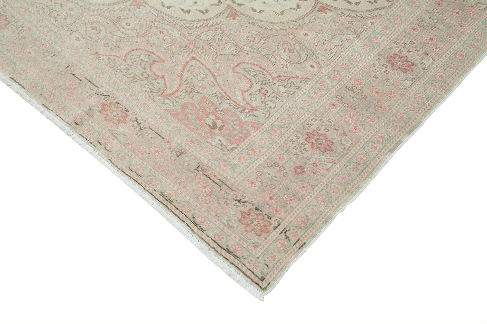 8 x 13 Beige Vintage Rug - 5078