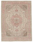 8 x 11 Beige Vintage Rug - 5086