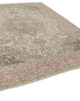 8 x 11 Beige Vintage Rug - 5086