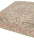 8 x 11 Beige Vintage Rug - 5086