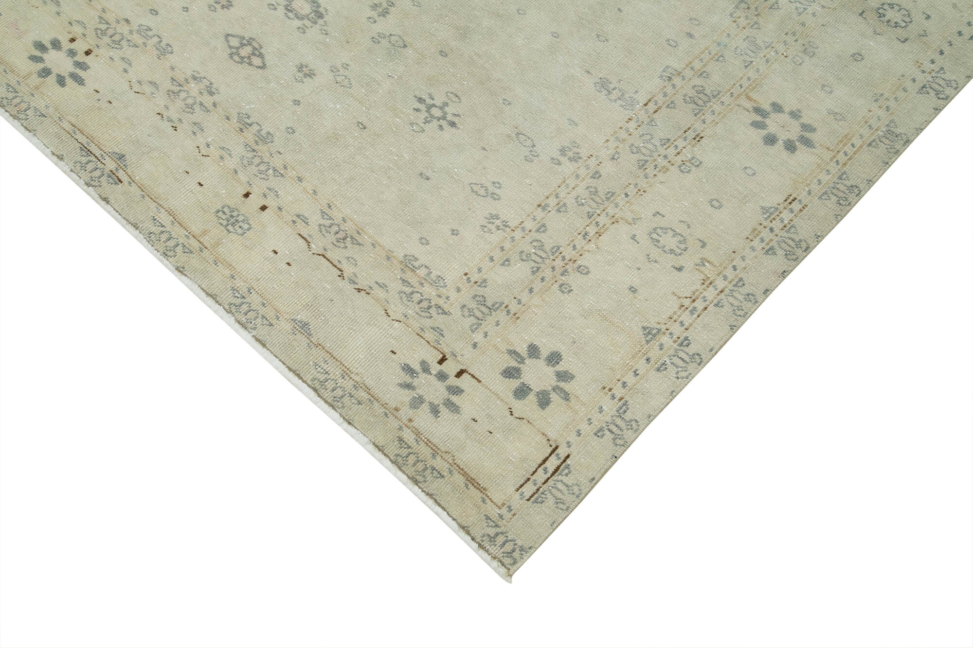 8 x 11 Beige Vintage Rug - 5087