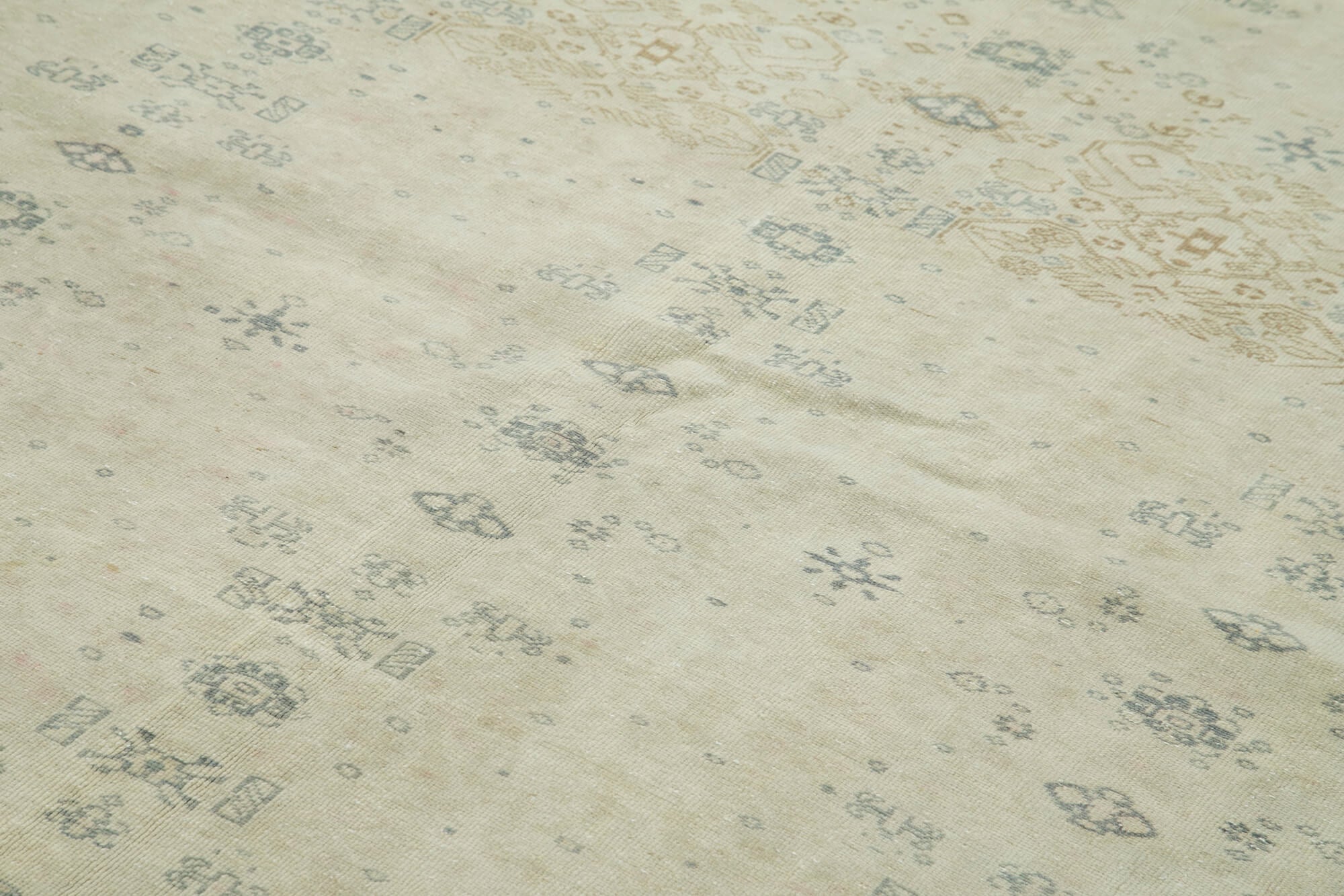 8 x 11 Beige Vintage Rug - 5087