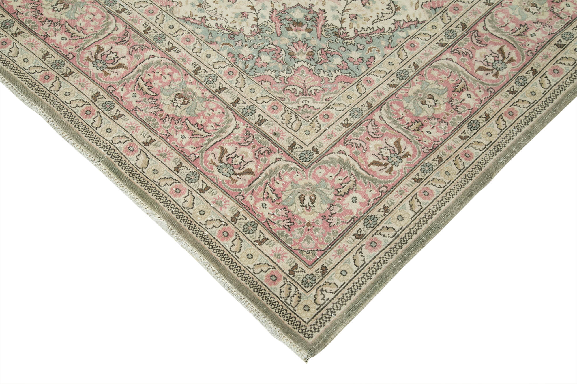 8 x 11 Beige Vintage Rug - 5089