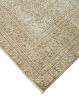 9 x 13 Beige Vintage Rug - 5092