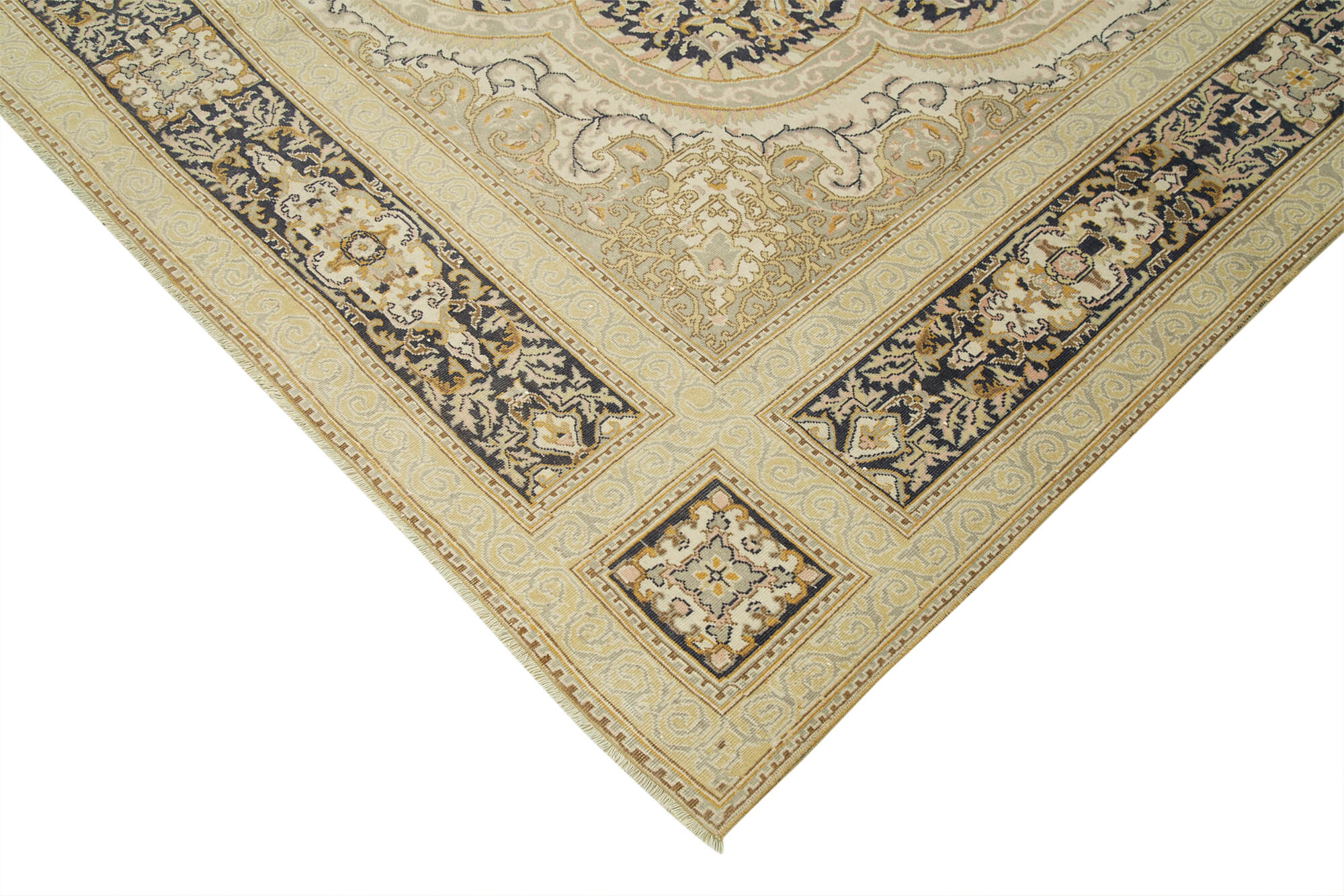 8 x 11 Beige Vintage Rug - 5094