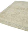 7 x 12 Beige Vintage Rug - 5096