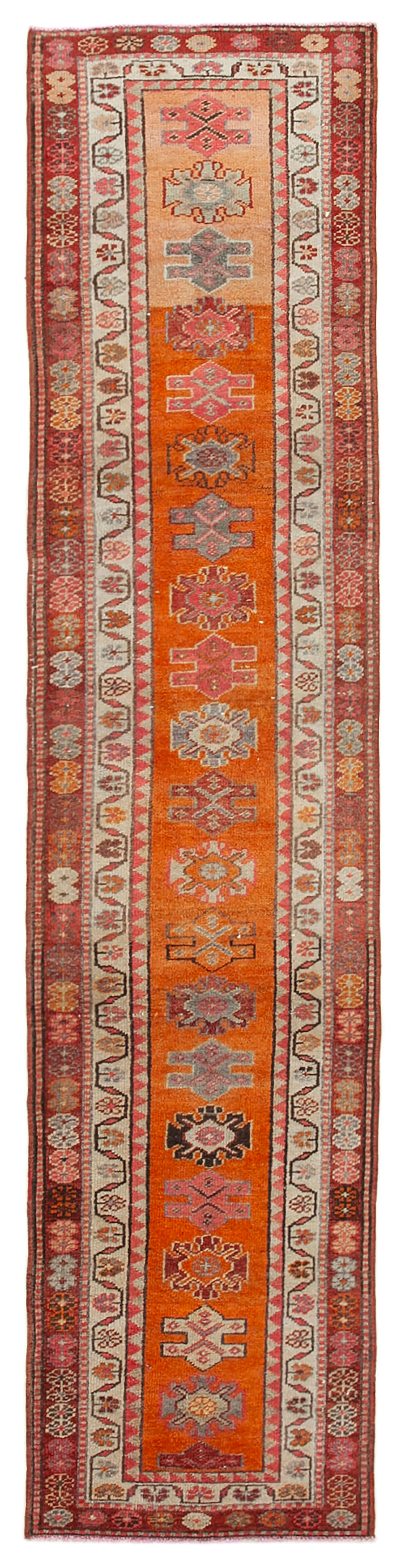 3 x 13 Red Boho Runner Rugs - 5099