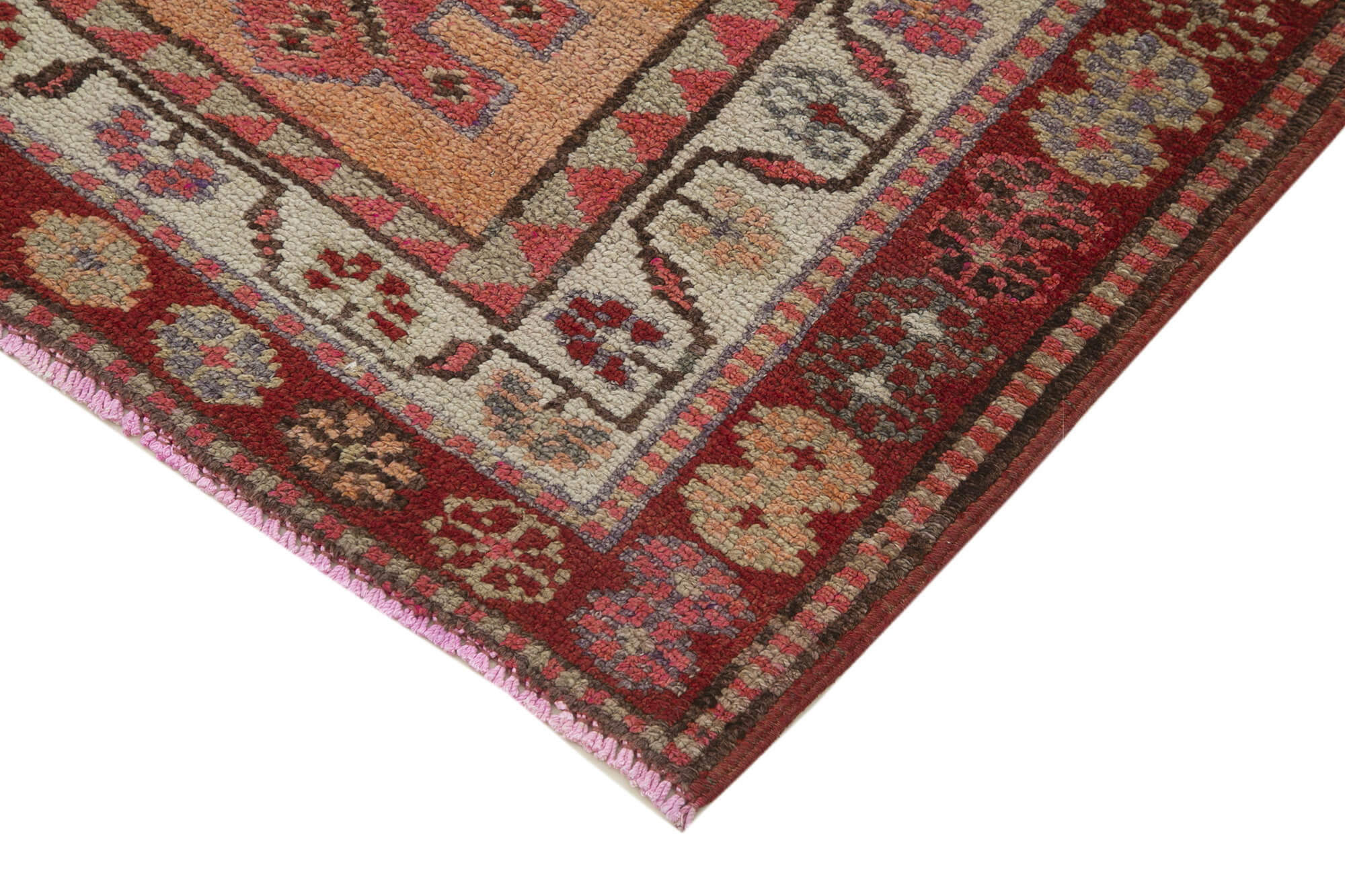 3 x 13 Red Boho Runner Rugs - 5099