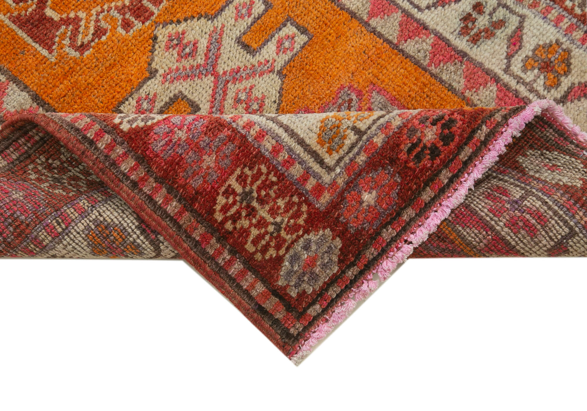 3 x 13 Red Boho Runner Rugs - 5099