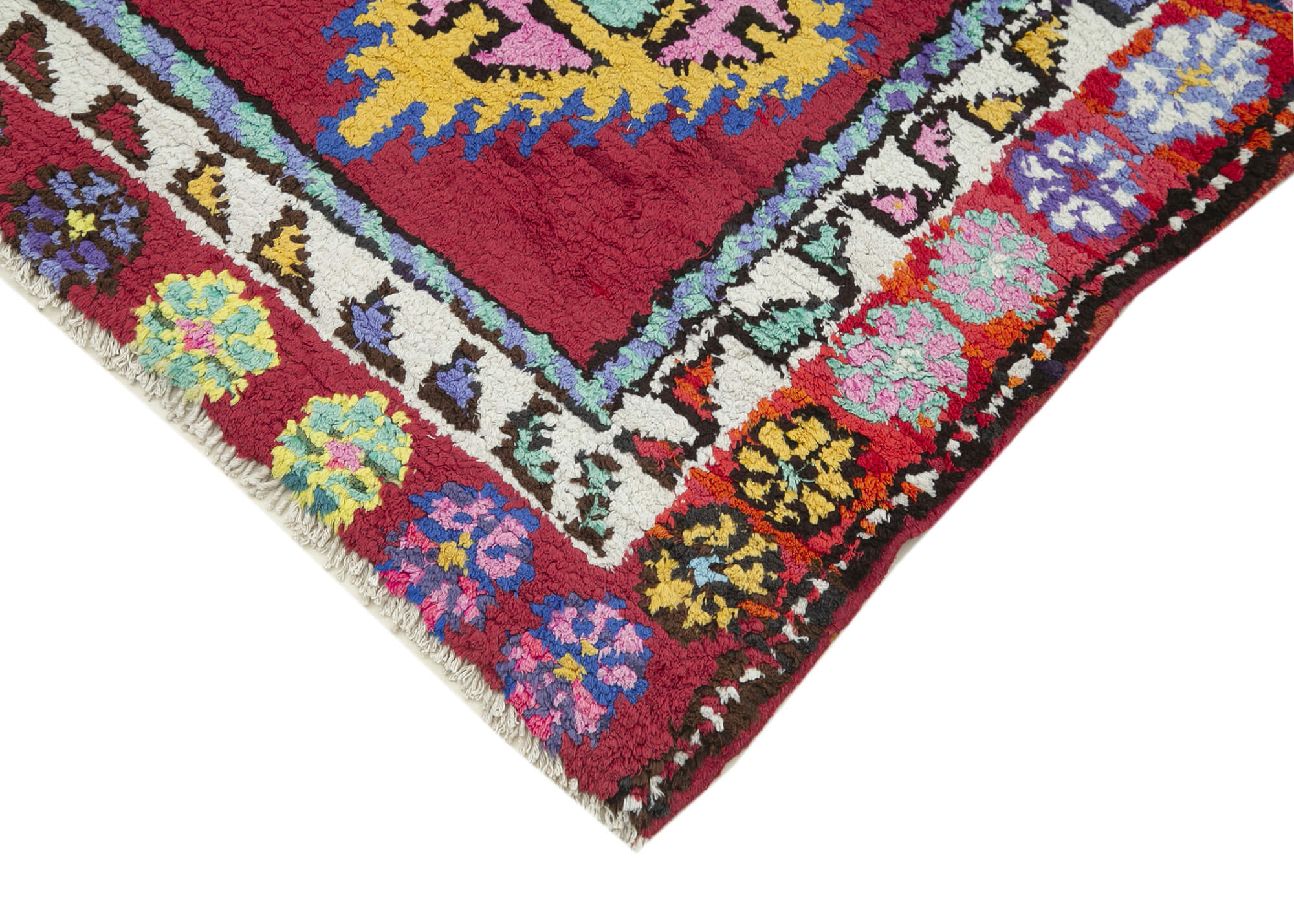 3 x 13 Red Boho Runner Rugs - 5100