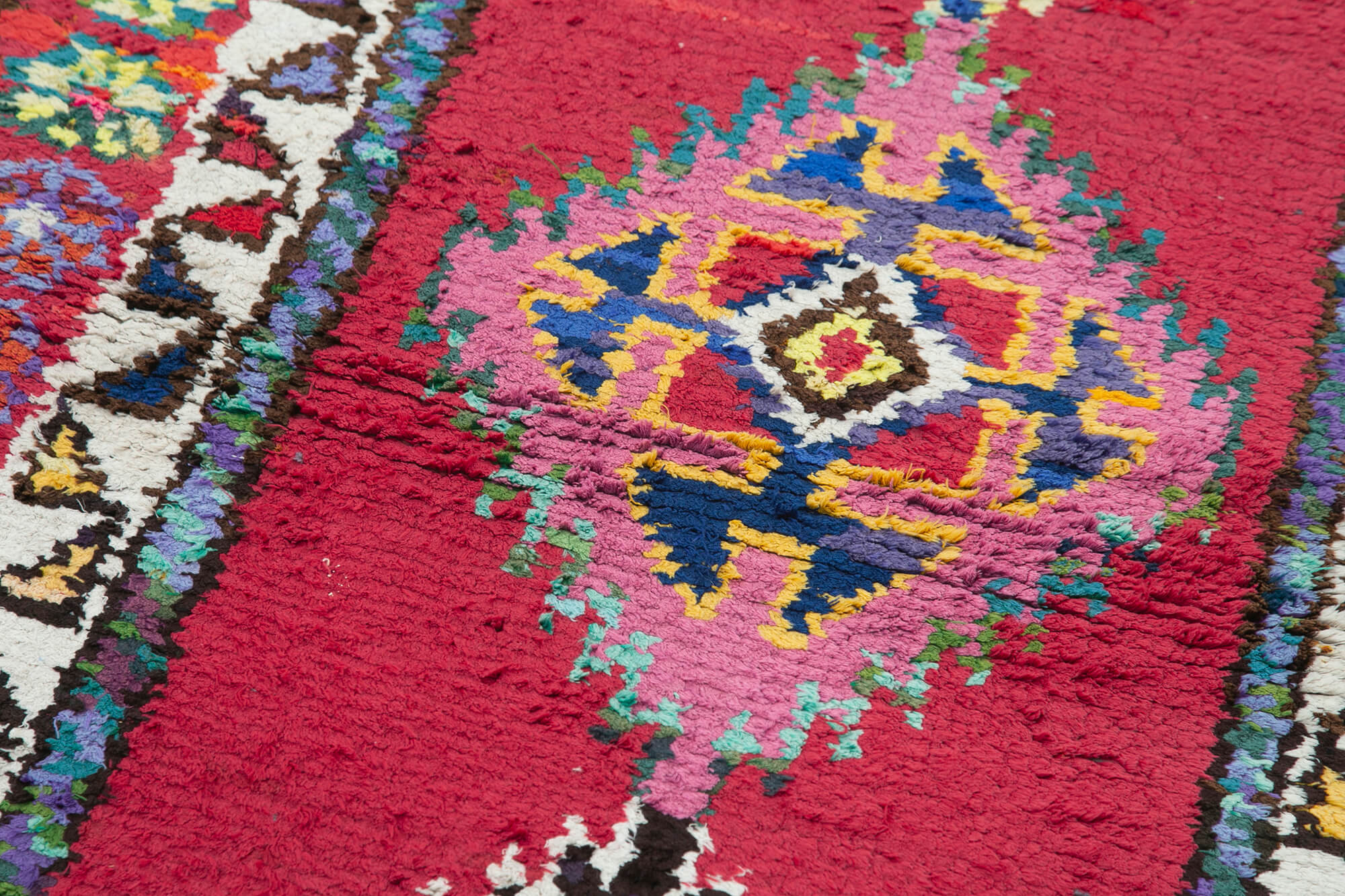 3 x 13 Red Boho Runner Rugs - 5100