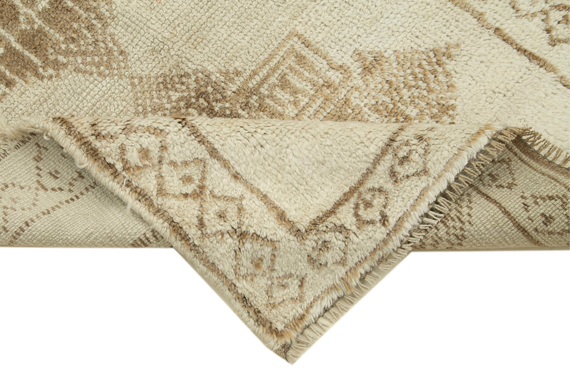 3 x 11 Beige Boho Runner Rugs - 5108