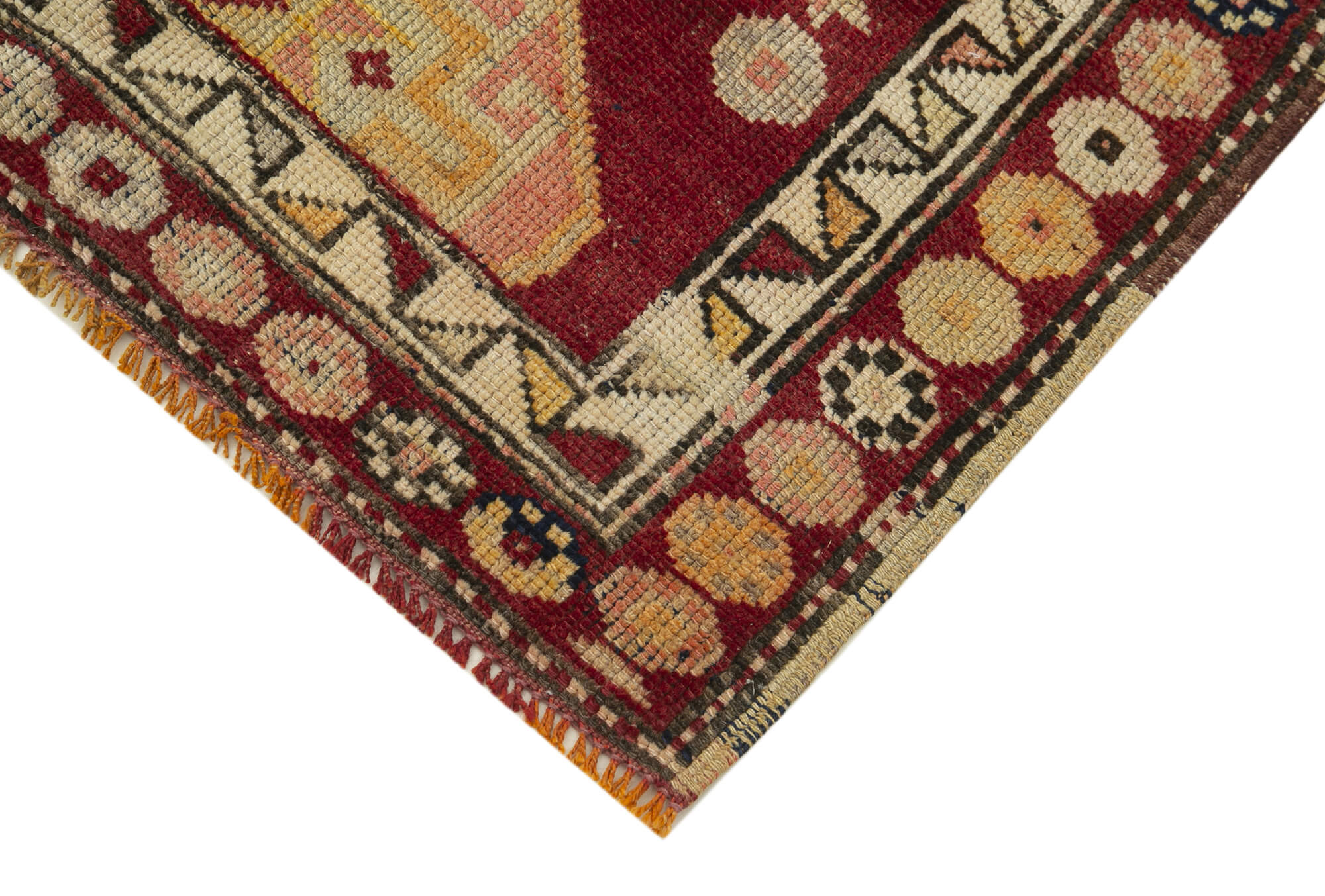 3 x 13 Red Boho Runner Rugs - 5109