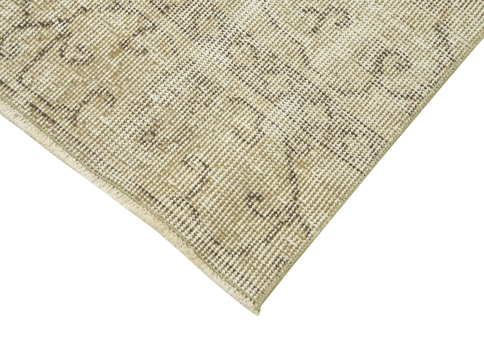 3 x 10 Beige Overdyed Runner Rug - 5113