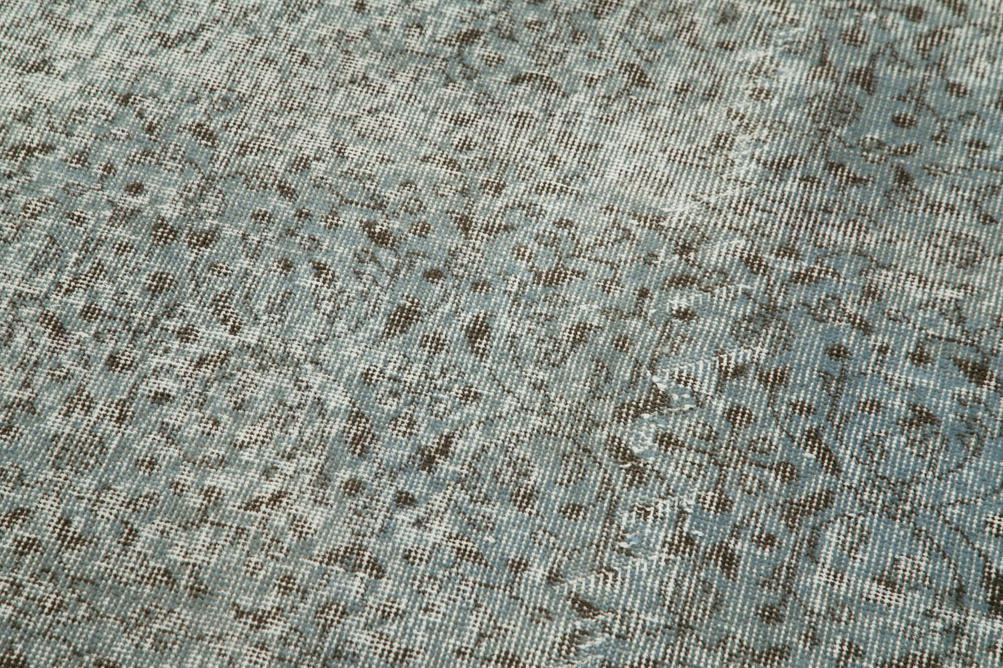 3 x 10 Blue Overdyed Runner Rug - 5115