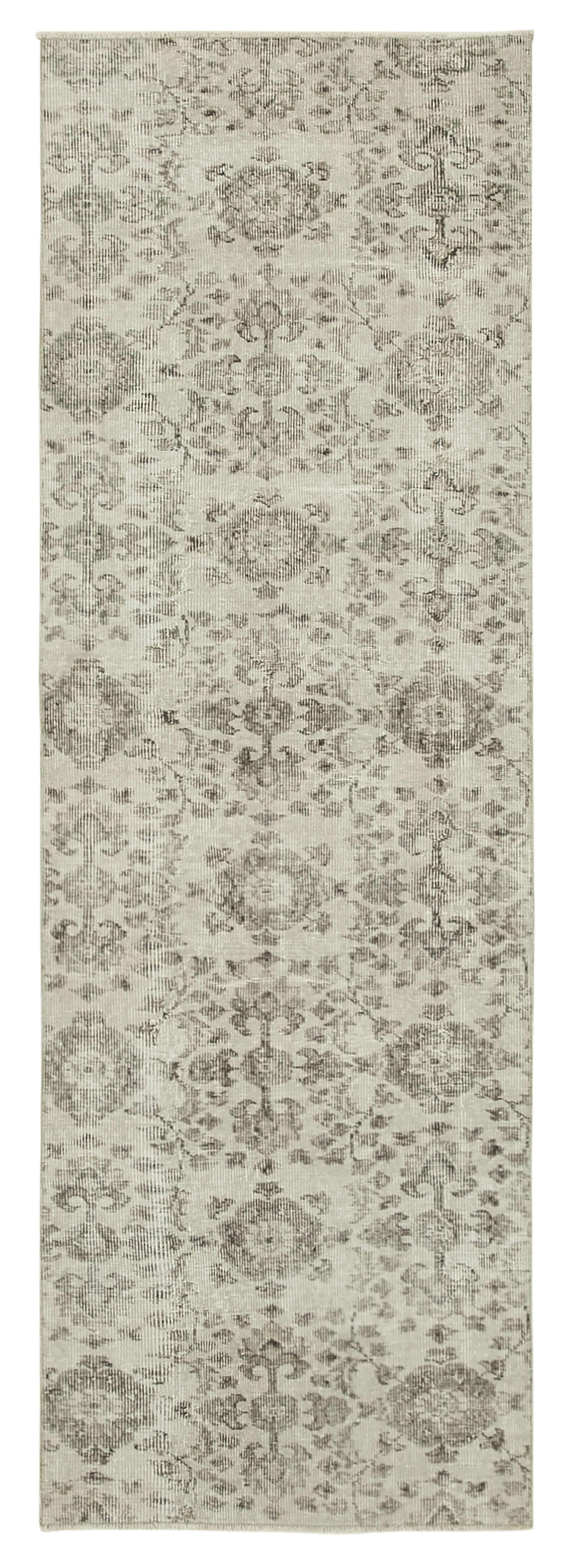 3 x 9 Beige Overdyed Runner Rug - 5116