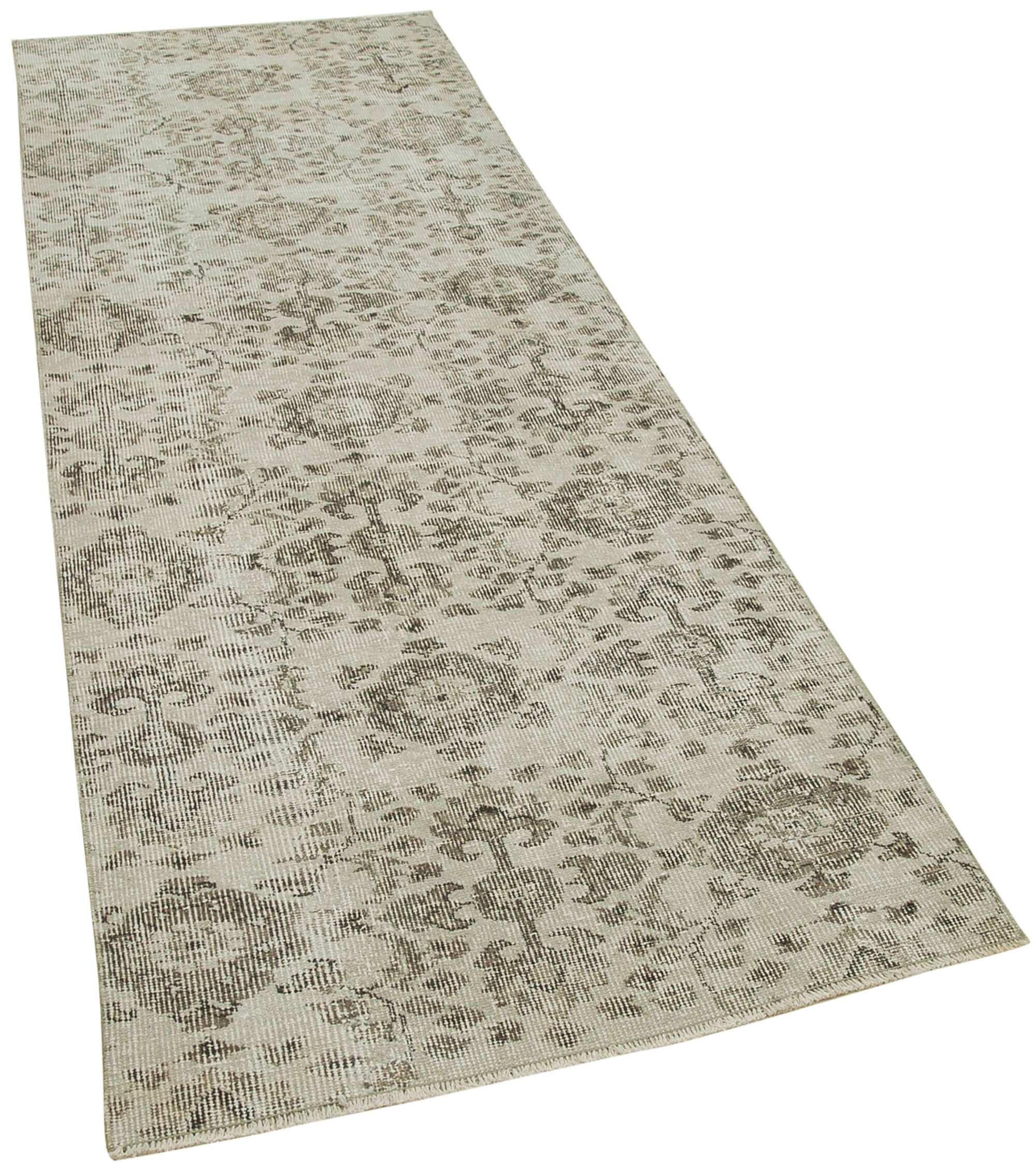 3 x 9 Beige Overdyed Runner Rug - 5116