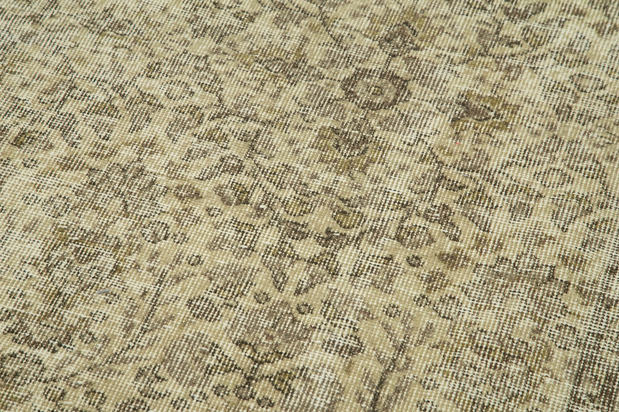 3 x 10 Beige Overdyed Runner Rug - 5125