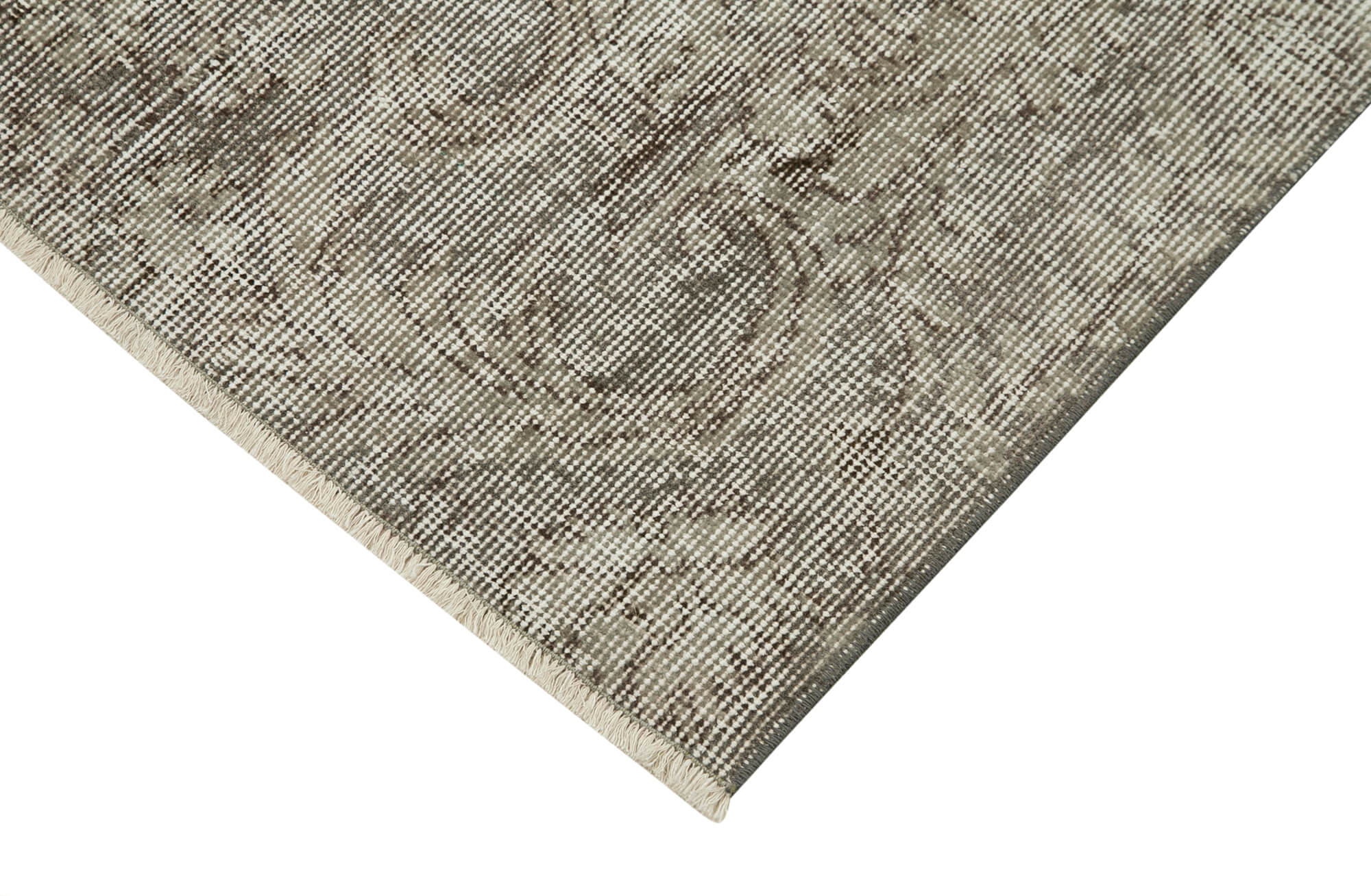 3 x 10 Grey Overdyed Runner Rug - 5134