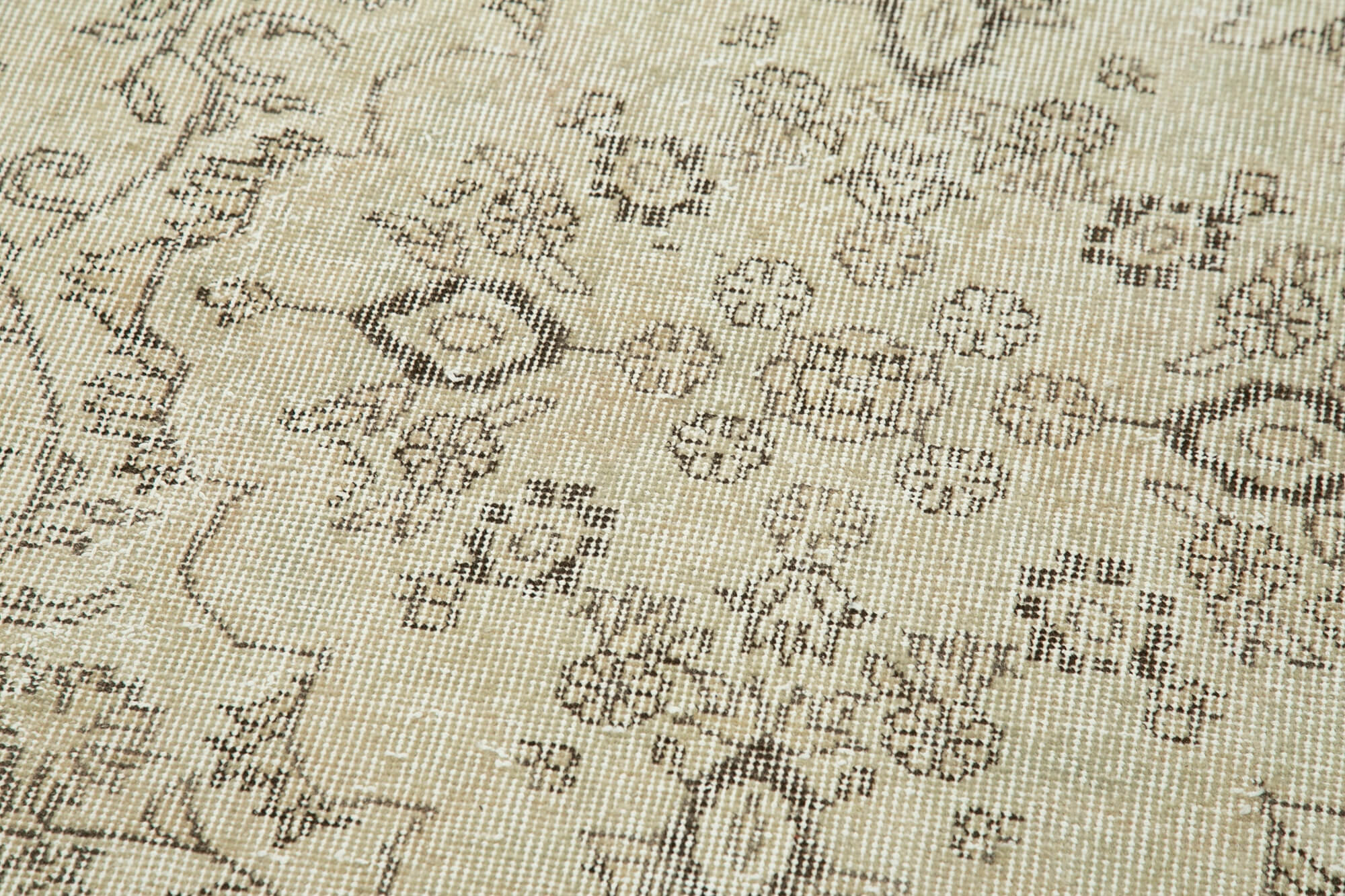 3 x 10 Beige Overdyed Runner Rug - 5144