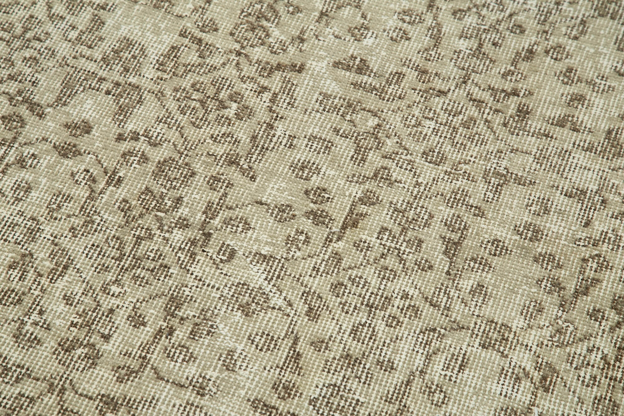 3 x 10 Beige Overdyed Runner Rug - 5149