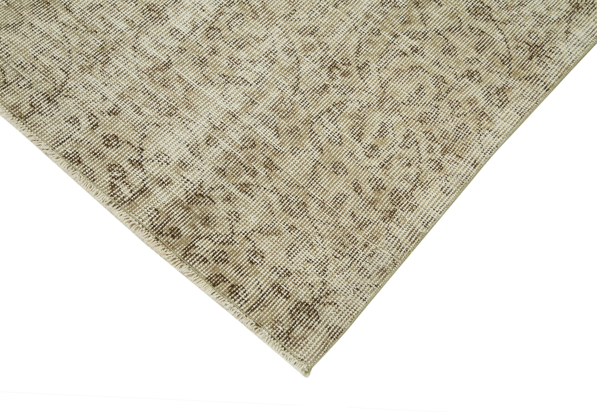 3 x 10 Beige Overdyed Runner Rug - 5154