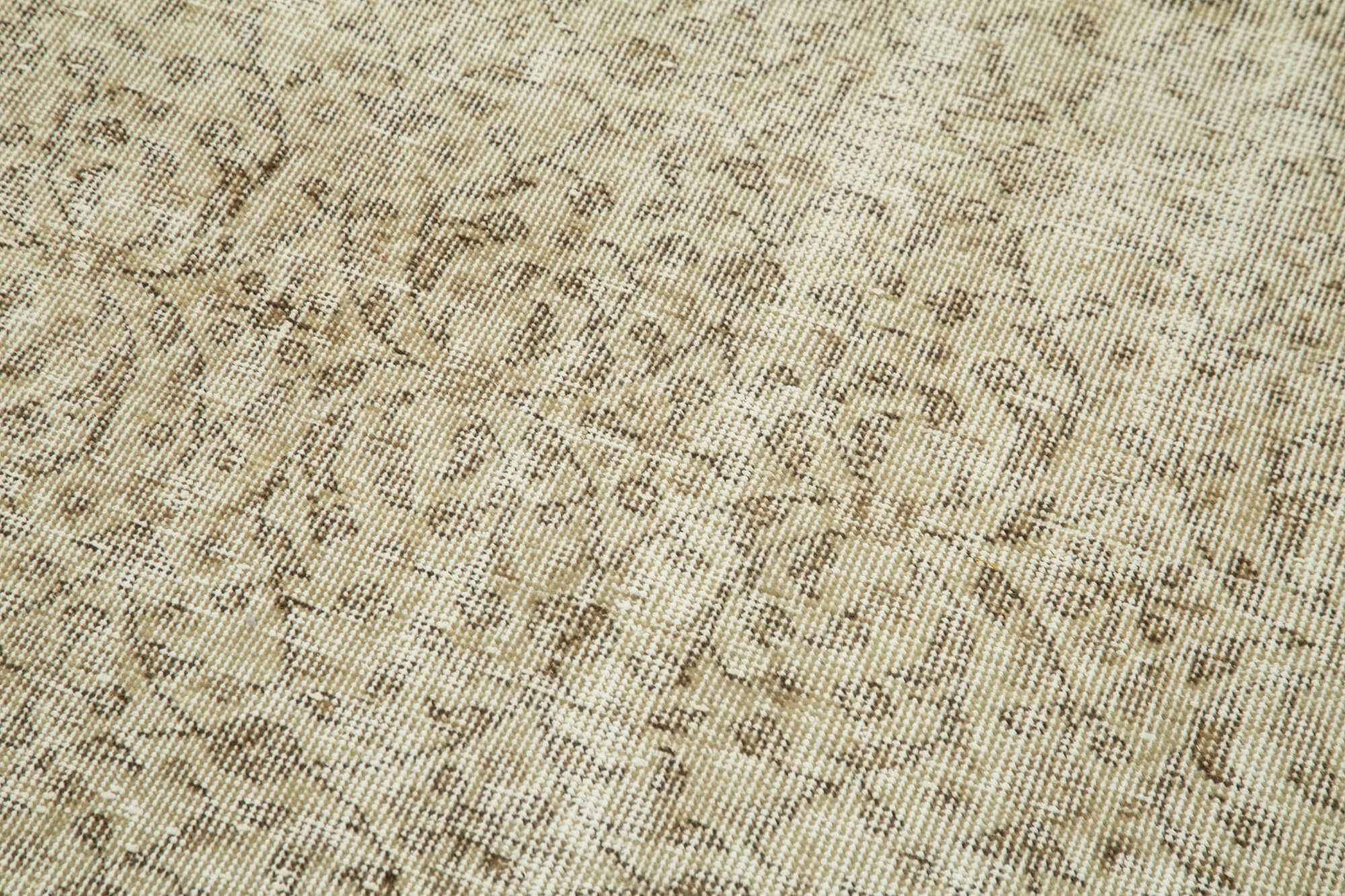 3 x 10 Beige Overdyed Runner Rug - 5154