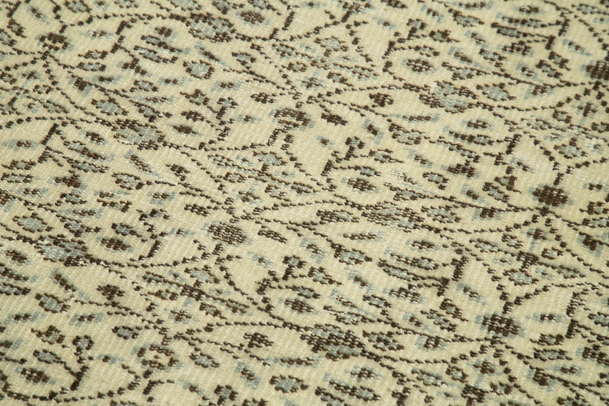 3 x 11 Beige Overdyed Runner Rug - 5158