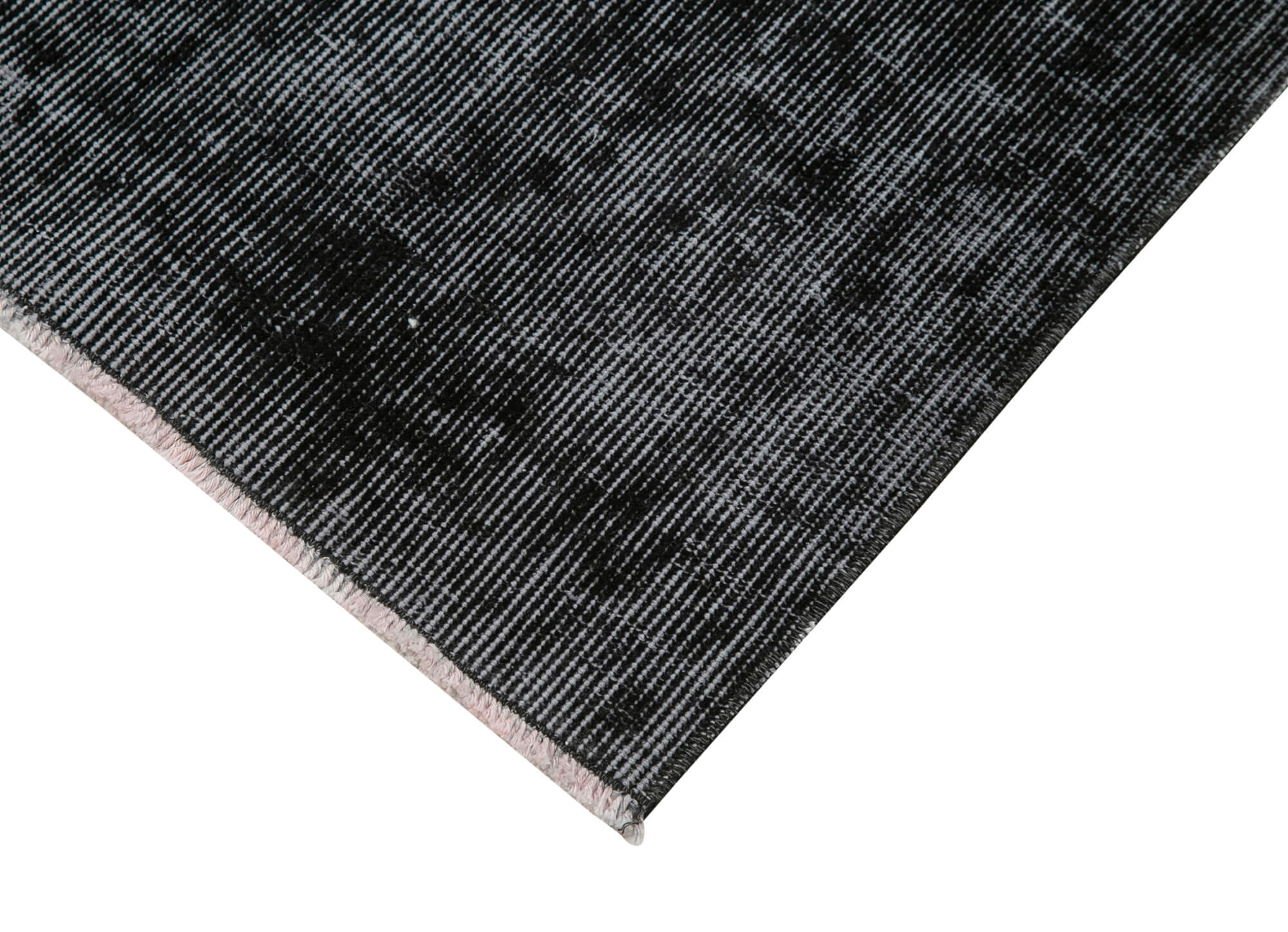 3 x 10 Black Overdyed Runner Rug - 5160