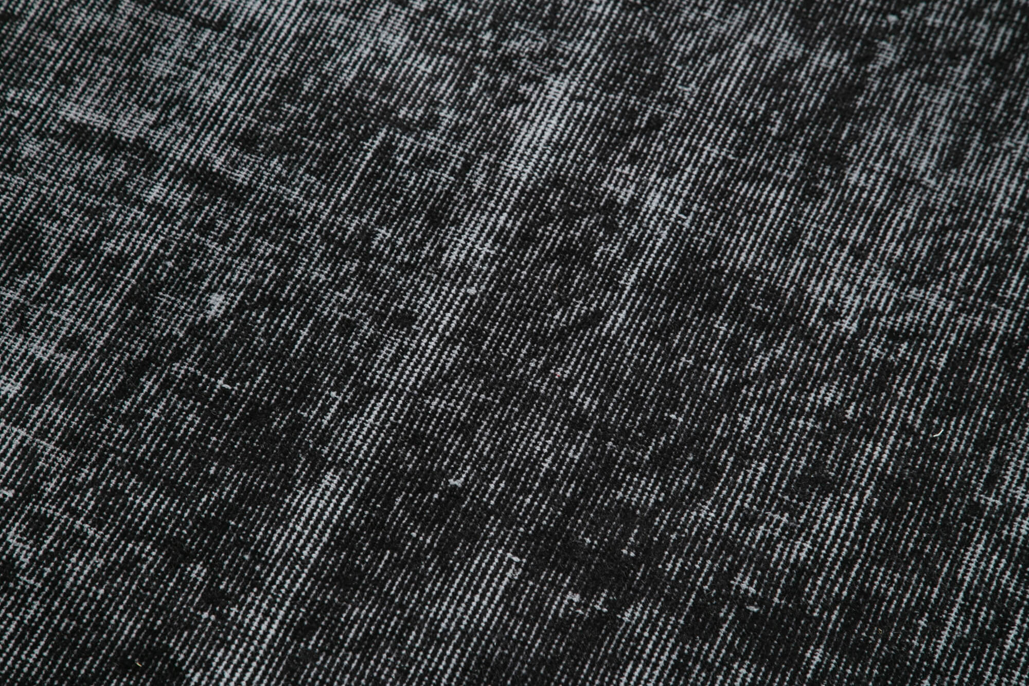 3 x 10 Black Overdyed Runner Rug - 5160