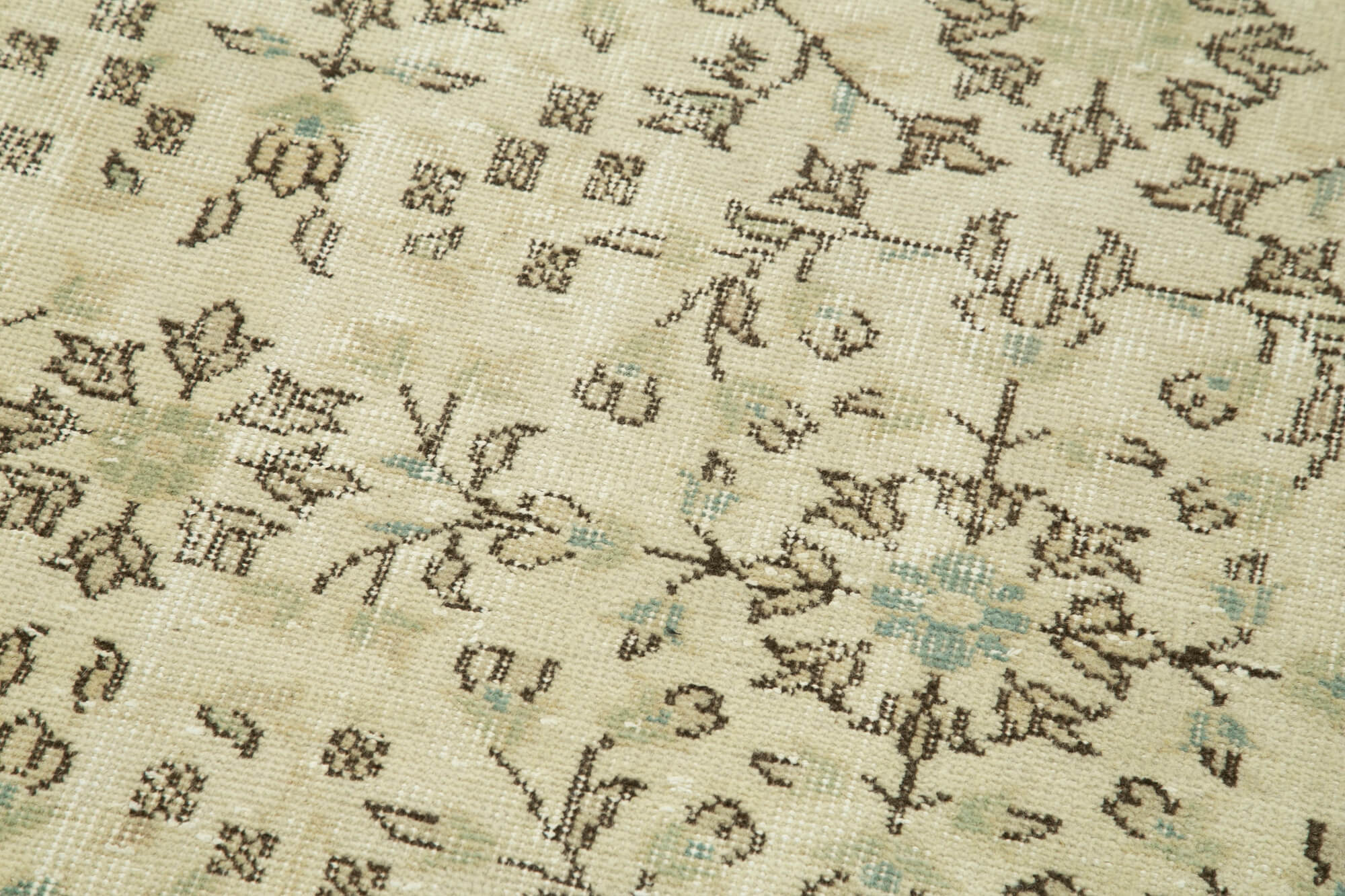 3 x 10 Beige Overdyed Runner Rug - 5162