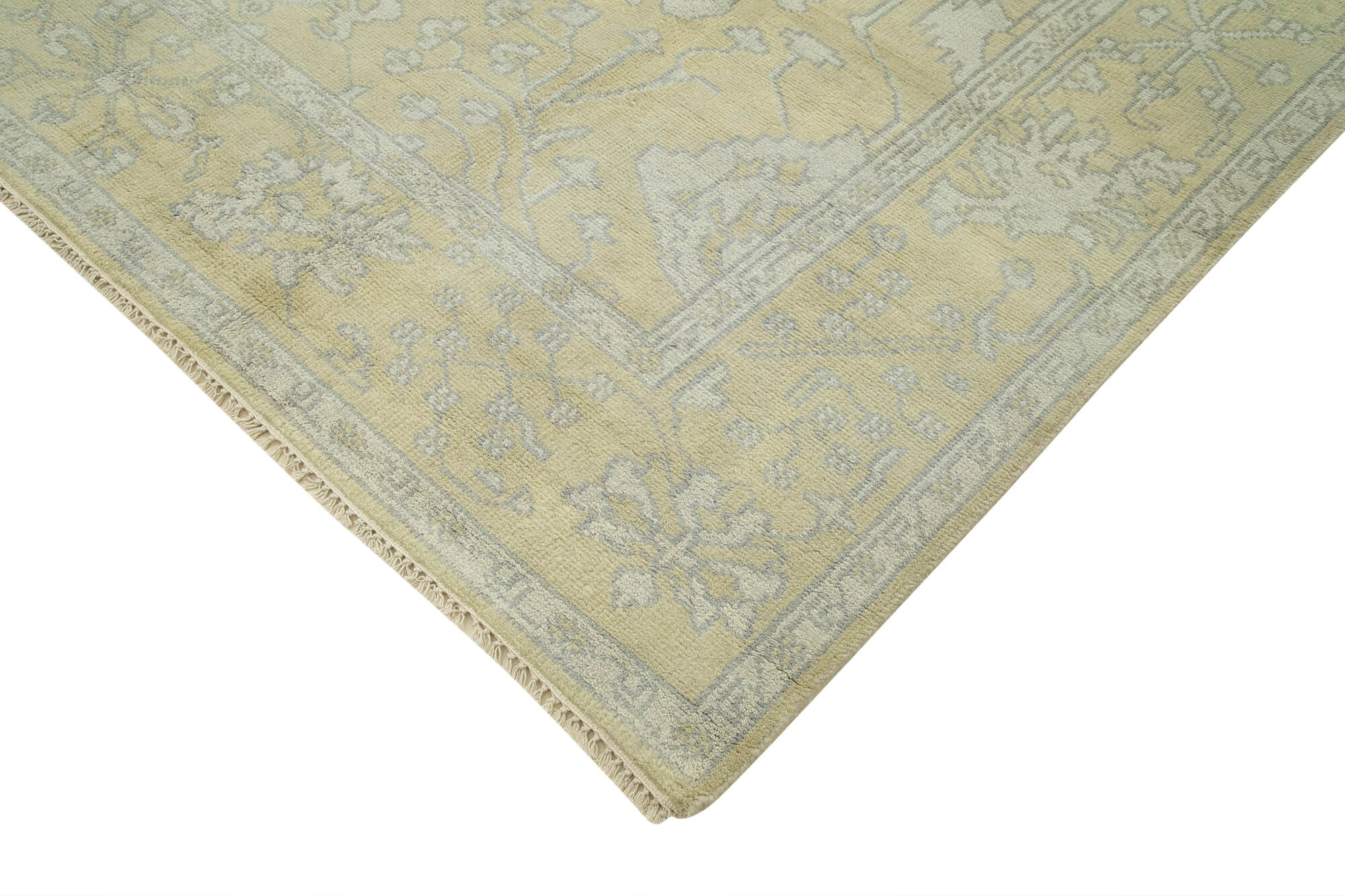 9 x 12 Beige Oushak Rug - 5192