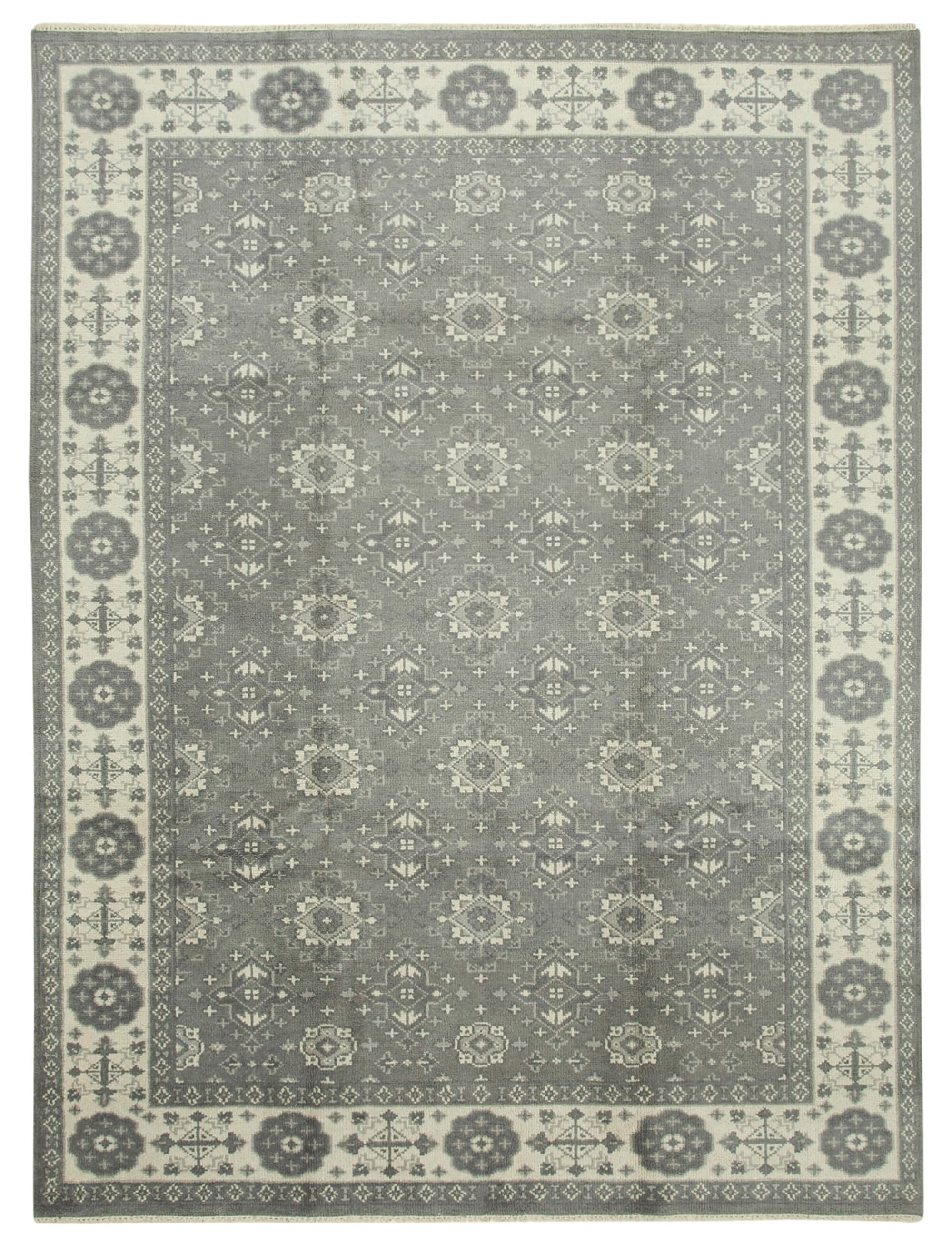 9 x 12 Grey Oushak Rug - 5193