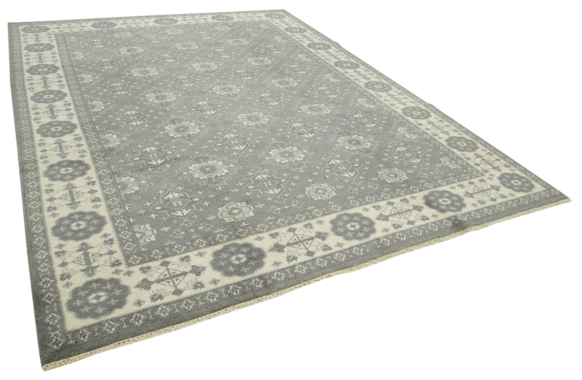 9 x 12 Grey Oushak Rug - 5193