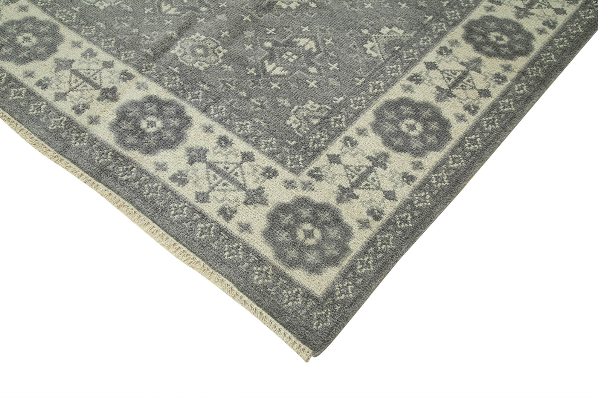 9 x 12 Grey Oushak Rug - 5193