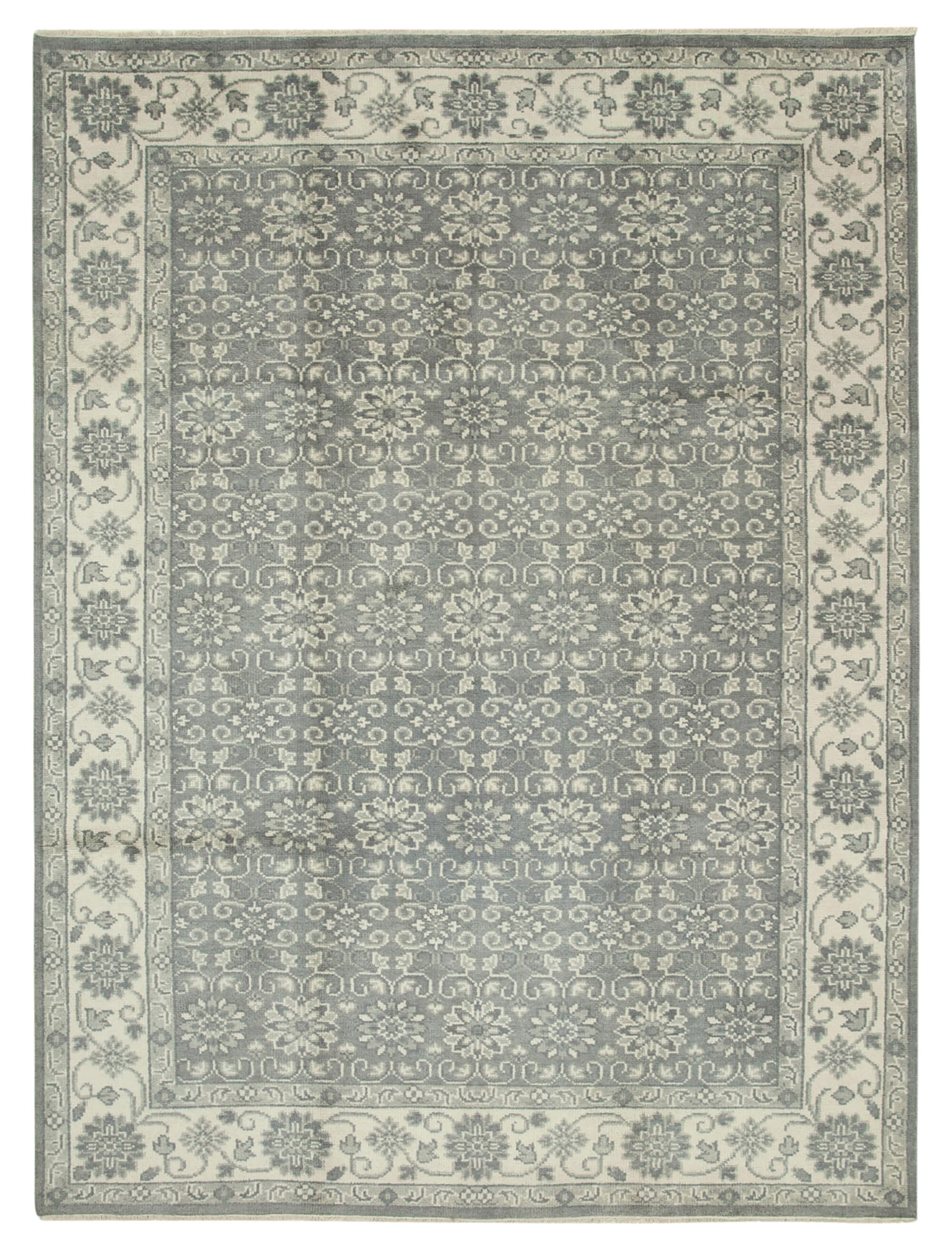 9 x 12 Grey Oushak Rug - 5195